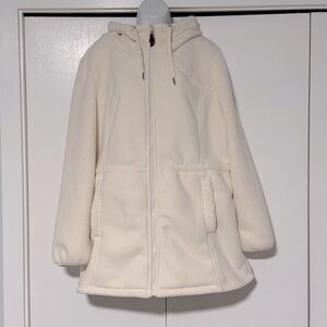 MADISON EXPEDITION Women’s XL Bonded Fleece Coat Jacket with Hoodie Full Zip